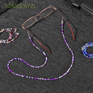 SOMEDAYZL 1PC Face Mask Rope Face Mask Lanyards Acrylic Beaded Chain Glasses Chain Anti-lost Eyeglass Lanyard Eyewear Jewelry Neck Straps Unisex Acrylic Beads Mask Cord Holder