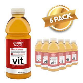 Vitamin Boost 600ml Immuniboost Apple Drink Pack of 6