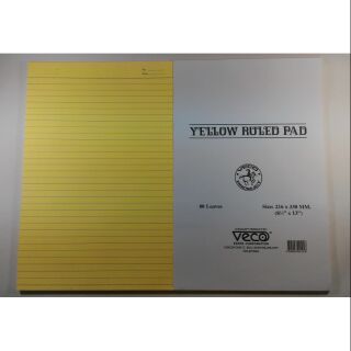 VECo Yellow pad 80leaves