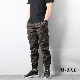 Plus Size M-5XL Men Camouflage Military Jogger Pants Casual Fashion Cargo Cotton Sweatpants Trousers Street Hip Hop