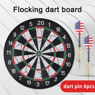 [Ready Stock][free 6 darts] dart board original champion 18 Inch Professional Dart Board Set (1)