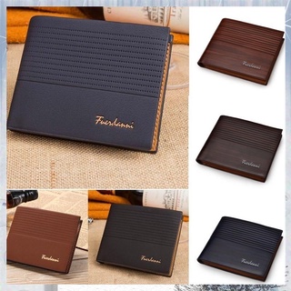 HOT Men's Money Pockets Credit/ID Cards Holder Leather W