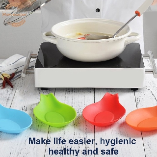 Silicone Spoon Rest Soup Ladle Pad Spatalus Heat Resistant Kitchen Utensil Holder