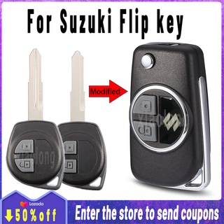 Cod modified flip key For Suzuki Swift Ertiga sx4 vitara alto ignis DZire Celerio Jimny S-Presso remote cover shell replacement car accessories (1)