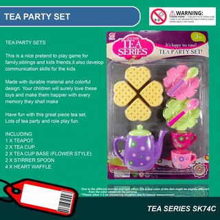 Tea Party Play Set Toy