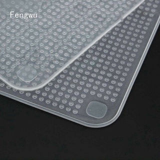 Fengwu Anhxindamai Pujings 4pc Reusable Silicone Wrap Seal Vacuum Food Fresh Magic Wrap Kitchen Gadget