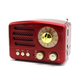 Vintage Radio Retro Bluetooth Speaker FM/AM/SW Radio with Old Fashioned Classic Style USB TF Card &