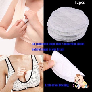 baby pad✶■¤【COD】12pcs Reusable Nursing Breast Pads Washable Soft Absorbent Feeding Breastfe