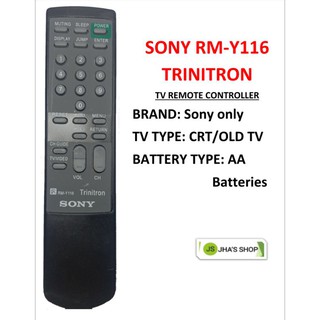 SONY TRINITRONS REMOTE CONTROLLER FOR CRT TV