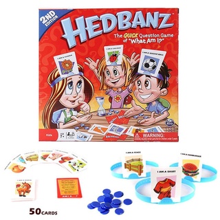 Family Board Game What am I Hedbanz Game Quick Question Game Fun Party Game Parent-child Game