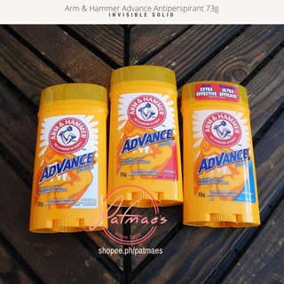 Arm and Hammer Advance Invisible Solid Antiperspirant Deodorant 73g (sold per piece)