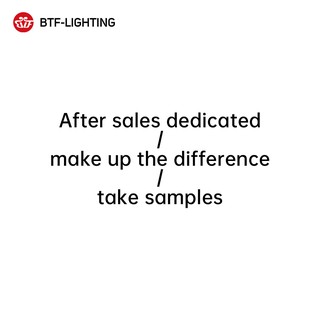 After sales dedicated / make up the difference / take samples