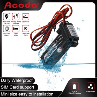 Interior Accessories✵☾Waterproof Vehicle GPS Tracker Real-Time Locator GPS/GSM Global Realtime Car