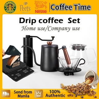 Pour Over Coffee Set Drip Coffee Dripper Coffee maker Gooseneck Kettle grinder coffee filter