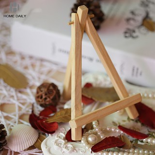 Mobile phone support small easel wooden creative decoration Mini triangle bracket original pine wood display
