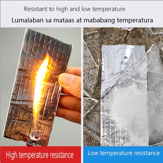 Waterproof Butyl Tape High Temperature Resistance Aluminum Foil Butyl Tape Wall Crack Roof Repair (7)