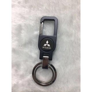 Mitsubishi Keychain Car Keyring Alloy Metal Keyholder