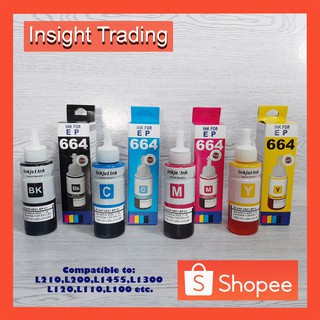 Premium Refill Ink for Epson L Series Compatible Model for Epson L100 L101 L110 L200 L201 L210 L211
