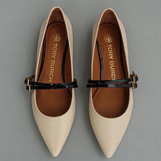 Tory Burch Shallow simple style pointed toe flat shoes casual shoes