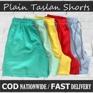 High Quality Plain Taslan Shorts for Women/Men/Unisex