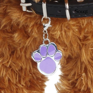 Paw Dog Puppy Cat Anti-Lost ID Name Tags Collar Pendant Charm Pet Accessories (7)