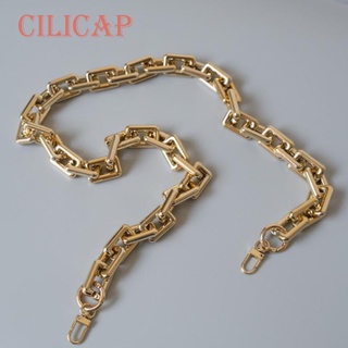 CILICAP Gold Acrylic Shoulder Bag Strap Bag Chain Belt