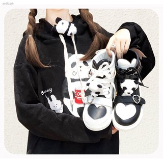❦[Full models] Xiong Bobo original mandarin duck lo running Lolita shoes student sports uniform (3)