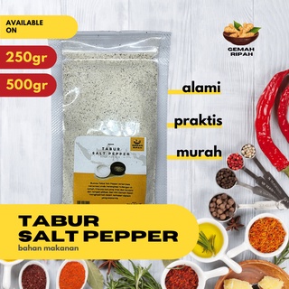 Spices Salt Pepper 250gram 500gram 1kg Spices Salt Pepper Premium Black Pepper Salt Spices Cooking Seasoning Powder Non Msg Salt Spices