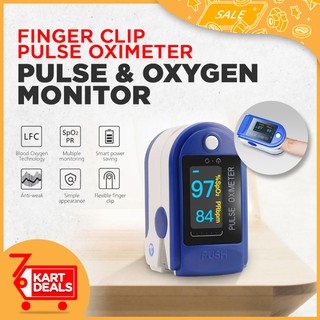 Oximeter Blood Oxygen Monitor Finger Pulse Heart Rate Meter Finger Clip Pulse