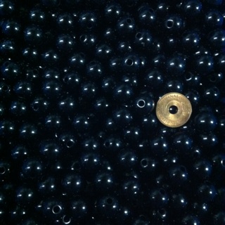 Round Black and Assorted Beads 50grams