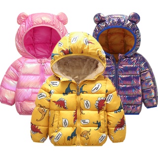 Infant Jackets Winter Newborn Baby Girls Jackets For Baby Coat Kids Cotton Warm Hooded Outerwear Fo