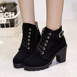 COD Korean Canvas Lace Up Boots For Women (4)