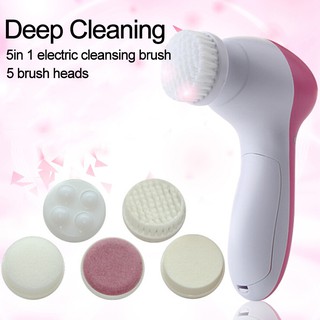5 in 1 Wash Face Machine Facial Pore Cleaner Body Cleaning Massage Skin Beauty Brush (8)