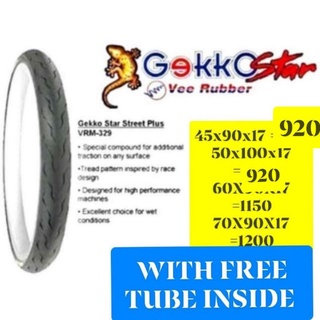 VEE RUBBER GECKO WITH TUBE (COMPLETE SIZES)