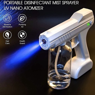 800ML Household Portable Wireless Sprayer Machine Blue Light Nano Steam Spray Gun Disinfection