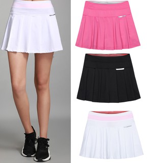 Sportswomen badminton skirts,tennis skirt with tennis pocket quick-dry fitness running skorts yoga h
