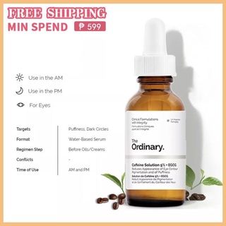 【Available】The ordinary Caffeine Solution 5%+ EGCG Eye Serum of The Ordinary Eliminate Best Eye Crea