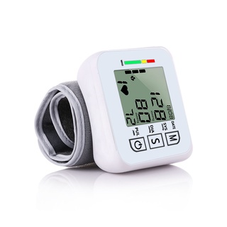 Medical Digital LCD Automatic Wrist Blood Pressure Monitor Bp Tonometer Meter Wrist Sphygmomanometer
