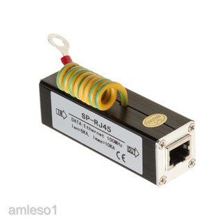 【spot goods】◆RJ45 Ethernet LAN Surge Suppressor Protector (Shielded) Lightning Arrester