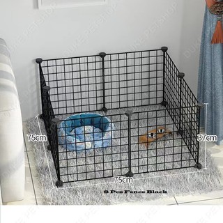 DIY Pet Fence Dog Fence Pet Playpen Dog Playpen Crate For Puppy, Cats, Rabbits 35cm x 35cm Dog Fence (8)