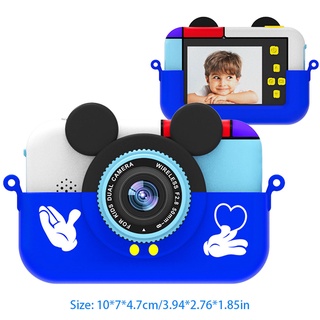 Kids Digital Camera 2800W 1080P HD Video Mic Camera With Game Selfie Mini Slr Children Toy Birthday