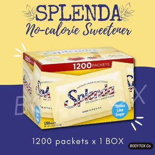 SPLENDA ZERO CALORIE SWEETENER - 1200 PACKETS/ 1 BOX