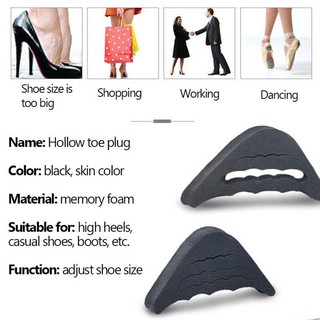 Shoe Care ✖☽☃Women High Heel Half Forefoot Insert Toe Plug Insoles Cushion Pain Relief Protector