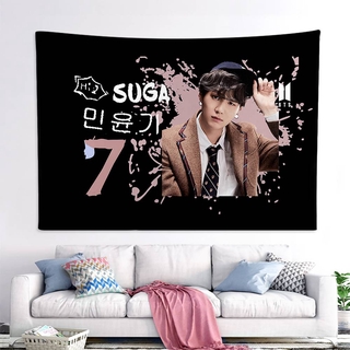BTS 2021 new day chapter flannel printed sleeping KPOP blanket or tapestry