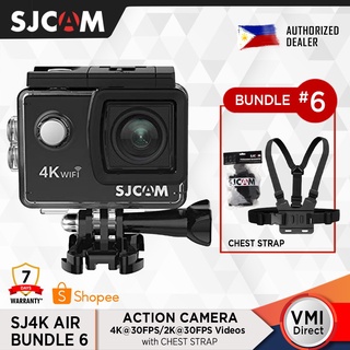 ┋◊□SJCAM SJ4000 Air Black Action Camera Full HD 4K with Optional Bundle Accessories / VMI DIRECT
