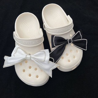 ♨Diamond Bow jibbitz Set Shoe charms Crocs Shoe Accessories jibbitz set for Crocs accessories