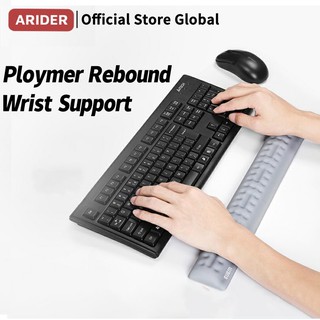 ARIDER Memory Foam Keyboard Wrist Rest Mouse Wrist Support Ergonomic Wrist Pad Office