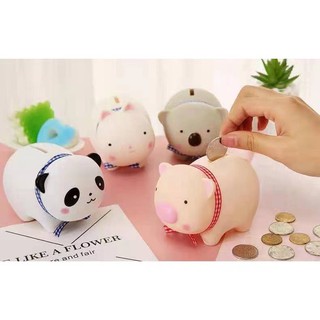 Cute Panda Piggy Koala Rabbit Piggy Bank Cartoon Cute Creative Coin Bank Money Box Piggy Bank