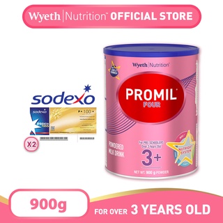 PROMIL® FOUR Powdered Milk Drink for Over 3 Years Old 900g w/ FREE Php 200 Sodexo Premium Pass