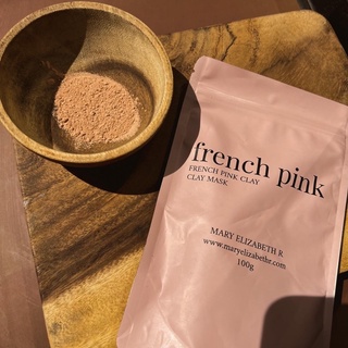 French Pink Clay Mask by Mary Elizabeth R ✨